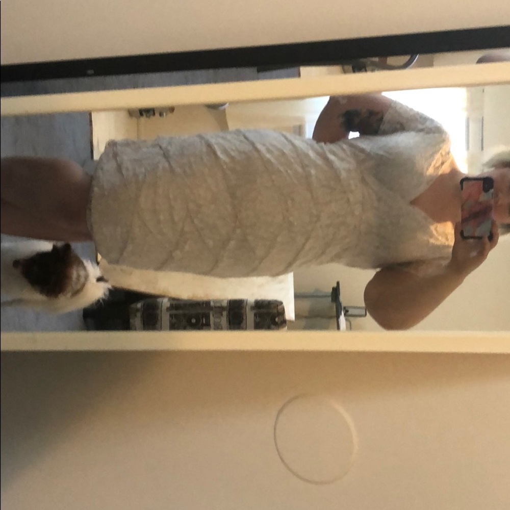 Beautiful white body con dress